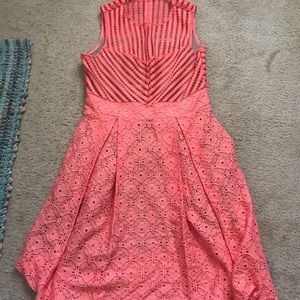Coral summer dress